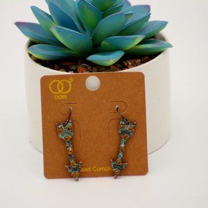 Turquoise Arrow Styled Earrings